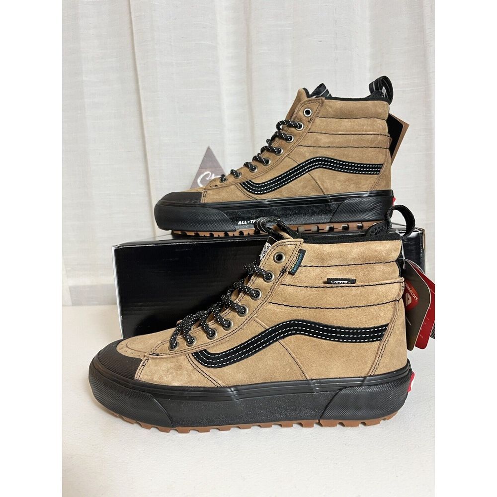 VANS Sk8 Hi MTE-2 Waterproof Boots Suede Dachshund Men Size 7.5 / Women Size 9